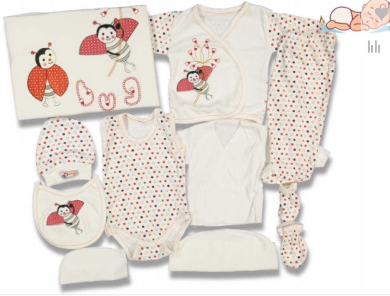 Kit Naissance Fille 11 Pieces